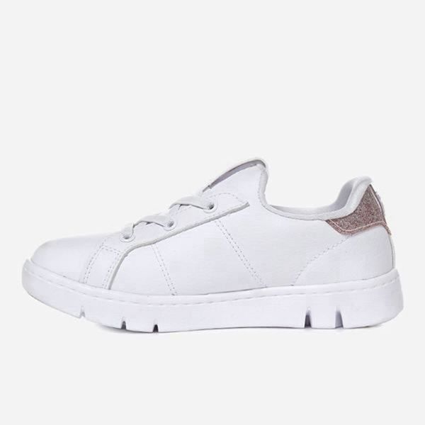 Sapatos De Estilo De Vida Fila Menina Branco/Rosa - Fila Court Flex Kd En Portugal,QCZO-28039